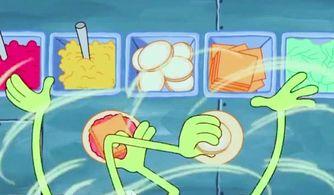 海绵宝宝吃瓜绘画